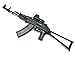 1/6 Scale AK74 Assault Rifle Tactical Gun w/Grenade Launcher Fit for 12