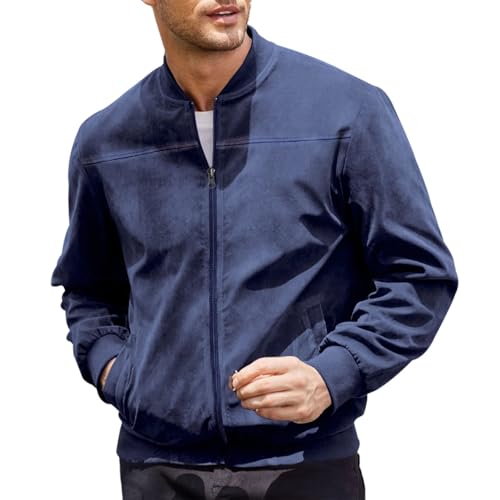Veste en simili daim homme vêtement idéal pour sorties urbaines et loisirs