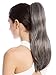 Produktbild WIG ME UP - TZB-26A-V-44 Haarteil Zopf Pferdeschwanz lang glatt geschwungen Dunkelgrau Grau Meliert 45 cm