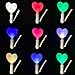 KASCLINO LED Concert Cheering Wand, 15 Color Heart Shaped Cheer Stick Party Flashing Light, Battery Powered Stick for Festivals Rave Birthday Concert Party Supplies(as Shown)