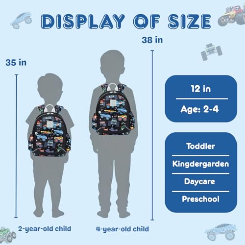 CAMTOP Toddler Backpack Black