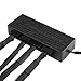 Thermalright Fan HUB X4 Controller CPU Fan Hub Support 4 Groups of Cooler Fans, 4-Port 12V 4 Pin PC Fan Controller, SATA Power Cord Direct Input,PWM Functional Adapter