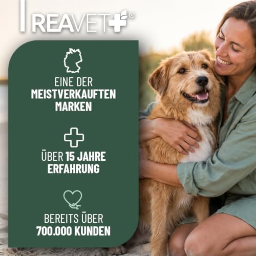 ReaVET Algenöl für Hunde, Katzen & Pferde 50 ml – Hochkonzentriertes veganes Omega-3-Öl aus Mikroalgen mit bis zu 61% EPA & DHA – Fischfreie Alternative zu Lachsöl & Fischöl