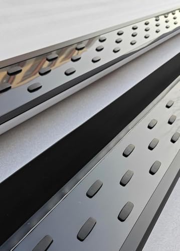 Estribos laterales para Rivian R1T 2022-2026 aluminio negro miniatura 5