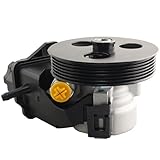 MACAX Power Steering Pump 88964571 with Pulley Compatible with Chevrolet Impala 2006-2011 Monte Carlo 2006-2007 3.5L 3.9L V6 Replaces 20-69989 96-69989 734-75144 N734-75144 63139N