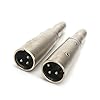 SiYear Professional XLR 3 Pin Male to 1/4" 6.35mm Female Jack Socket Stereo Audio Microphone Mic Adapter Converter Connector(2 PACK) #1