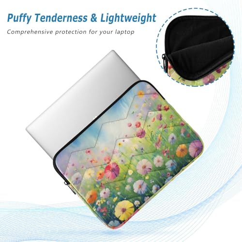Funda para portátil con flores coloridas para 13-14 pulgadas miniatura 5