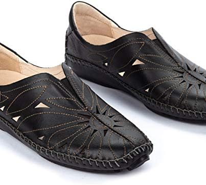 PIKOLINOS Leather Ballerinas Jerez 578 - Size 9-9.5 Black | Image 7