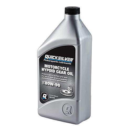 Quicksilver 8M0128380 80W-90 Motorcycle Hypoid Gear Oil – 1 Qt. #TOP2