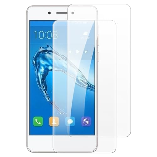 Shantime [2 Pack Tempered Glass Screen Protector Compatible with Huawei Nova Smart (5 Inch), HD Clear Anti-Scratch Bubble-Free Case Friendly