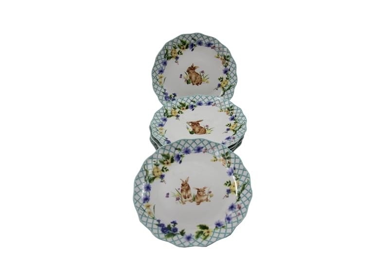 THE ROYAL FAMILY PIATTINI DOLCE SET DA 6PZ SPRING EASTER