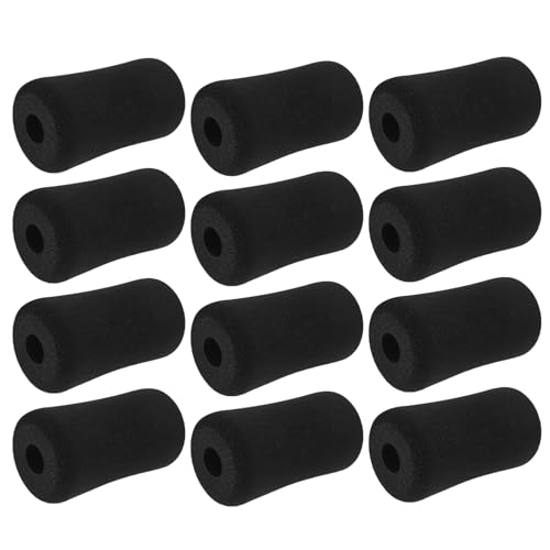 Coussinets tubulaires en mousse noire VICASKY pour appareil de gym et banc