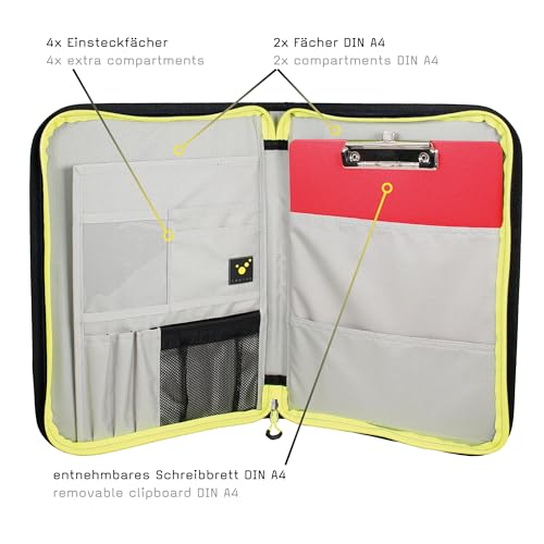 tee-uu TEAM Organizer DIN A4 (schwarz)