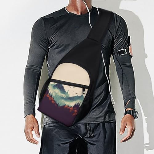 Mochila tipo bandolera para senderismo y uso casual miniatura 7