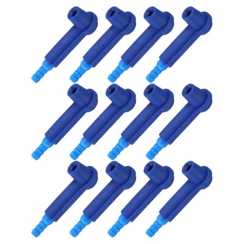 HOLIDYOYO Kit de Purge de Freins à 12 Pièces Outil Pneumatique en ABS pour Remplacement Liquide de Frein Connecteurs Étanches pour Vidange Propre Compatible Véhicules Variés Accessoire