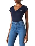 Detalles G-STAR RAW Camiseta Eyben Slim T-Shirt Mujer, Azul (Sartho Blue), S