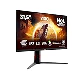 aoc- ecran 32 qhd 2560x1440 dalle mva Conception élégante sans cadre sur 3 côtés – Écran moderne bord à bord avec des cadres ultra-fins sur trois côtés pour une expérience de visionnement immersive, des configurations multi-écrans et un look épuré et minimaliste.