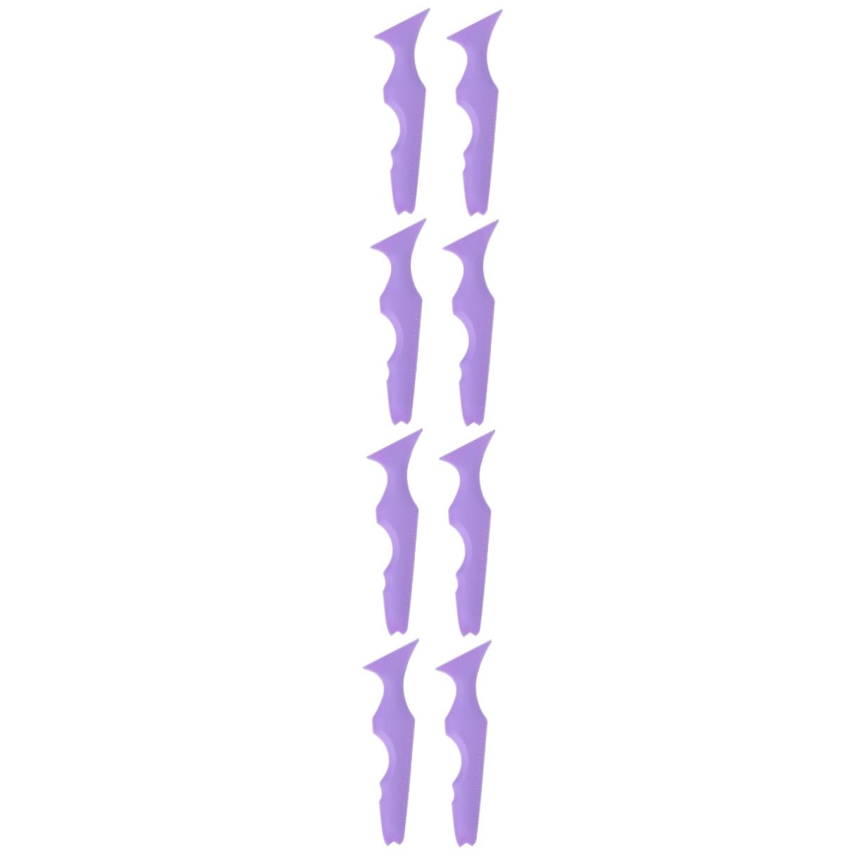 Housoutil 8pezzi Stencil Per Eyeliner in Silicone Makeup Per Principianti Per Ombretto e Sopracciglia Per Facile Usare e