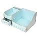 Ruilogod Wooden Cosmetic Makeup DIY Drawer Storage Box Case Organizer Blue (id: 003 977 b10 e3d 9b5