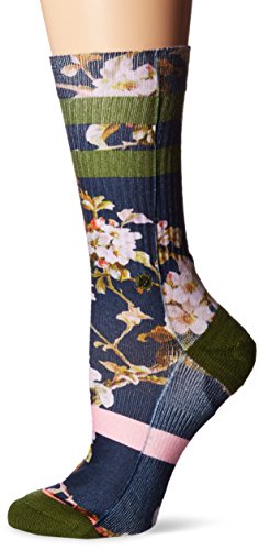 Stance Women's Blossom Wall Floral Arch Support Classic Crew Sock