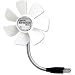 ARCTIC Breeze Mobile USB-Powered 92mm Portable Fan, Portable Cooling Solution, Quiet Fan - White