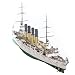 MOOKEENONE 1: 200 Paper Russian Varyag Protective Cruiser Model Warship Model Warship Ornaments Military Model (Unassembled Kit)