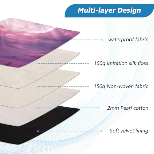 Funda para laptop morada para notebooks de 13-14 pulgadas miniatura 4
