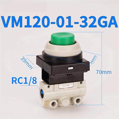 Vanne manuelle VM130 interrupteur pneumatique robuste pour automatisme