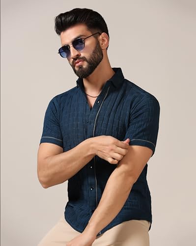 Image of TOPLOT Men's Regular Fit Casual Shirt