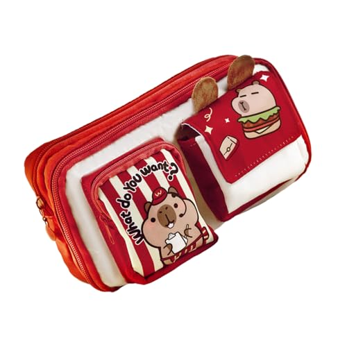 鉛筆ポーチ 大容量 筆箱 漫画 くま バッグ 9層 ペンバッグ 美的ホルダー 学校用品 ラブリー ケース 漫画 熊 ホルダー 大容量 ペン 女の子用