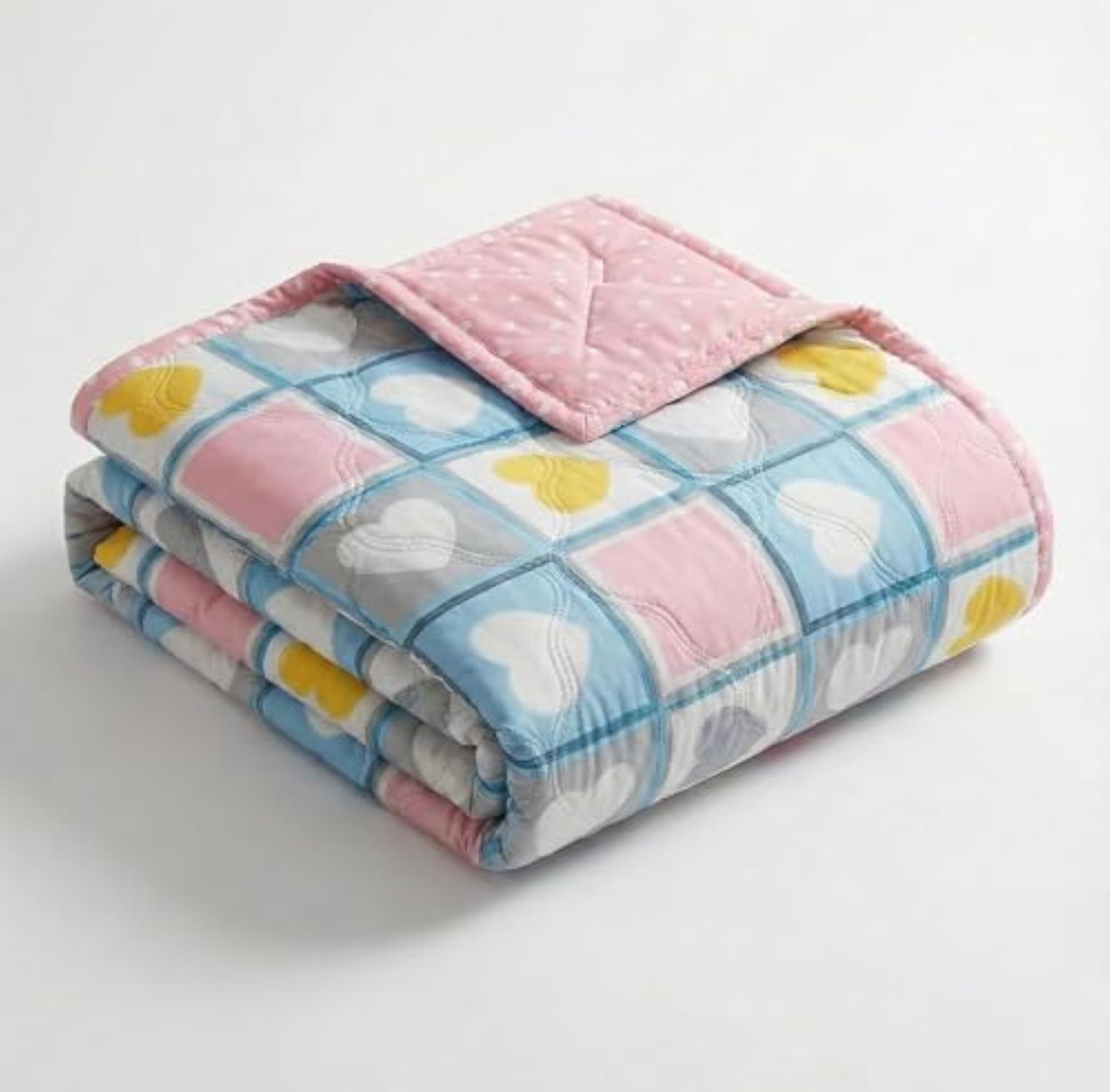 Reversible Summer Microfiber AC Comforter/Duvet for Double Bed or Single Bed