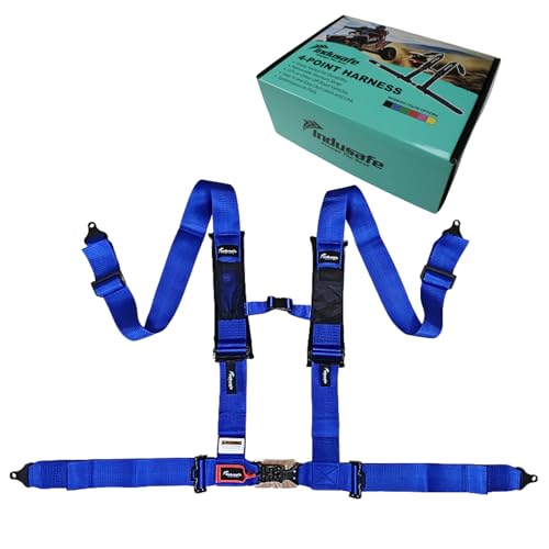 Image of 4 Point Safety Harness with Padding, Latch and Link Safety Harness
