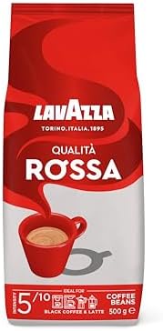 Lavazza, Qualità Rossa, Café en Grano Natural, Ideal para la Máqu...