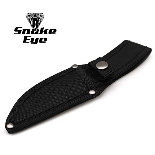 Snake Eye Tactical Full Tang Fixed Blade Combat Style Knife 8.5 Inches Overall Outdoors Camping Hunting (Bl) #TOP5
