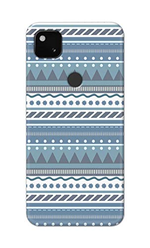 Image of Printed Hard Back Cover Case for Google Pixel 4A 4G Back Cover (Seamless Geometric Tribal Pattern) -1803