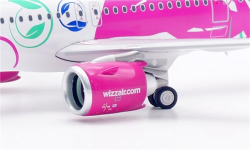 Modelo de avión Airbus A321NEO Wizz Air de aleación regalo ideal para amantes de la aviación 6