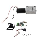 Generic DC12V-Getriebemotor mit 8-mm-Welle, Geräuscharmer Drehzahlreduzierungsmotor für Fensteröffner – Turbinenschnecke aus Messing (12V200RPM)
