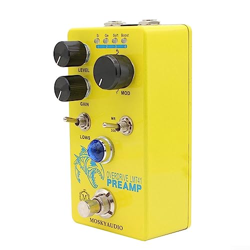 Pédale d’effets de guitare, pédale d’effet de distorsion, préampli d’overdrive de distorsion, pédale d’effets de guitare électrique à 4 modes - Les Beatles, Paul McCartney, John Lennon, RIngo Starr, George Harrison Pédale d'effets de guitare, pédale d'effet de distorsion, préampli d'overdrive de distorsion, pédale d'effets de guitare électrique à 4 modes – Image 5