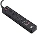 Power Strip,Hausbell Surge Protector,8-Outlet Smart Power Strip with Type C and USB Ports, ETL UL FCC Listed(Black)