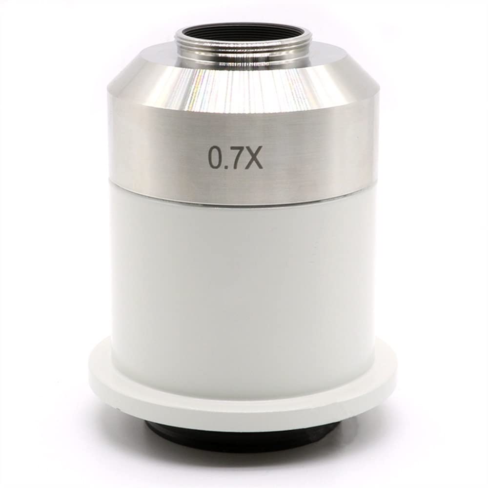 Componentes para microscopios de laboratorio Ampliación 0.7XC Mount Microscope CCD CMOS Camera Lens C-Mount Ring Adapter for Biological Microscopio