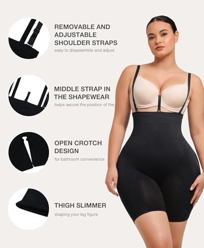 Image of Lover-Beauty Butt Lifting Shapewear for Women Strapless Faja Body Shaper Tummy Control Seamless Booty Lifting Shapewears