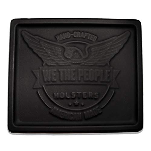 We The People Holsters - Custom Logo EDC Kydex Dump Tray - Personalised Valet Tray for Men - EDC Organizer and Catch-All for Everyday Carry - Keys - Change - Phone (Black)