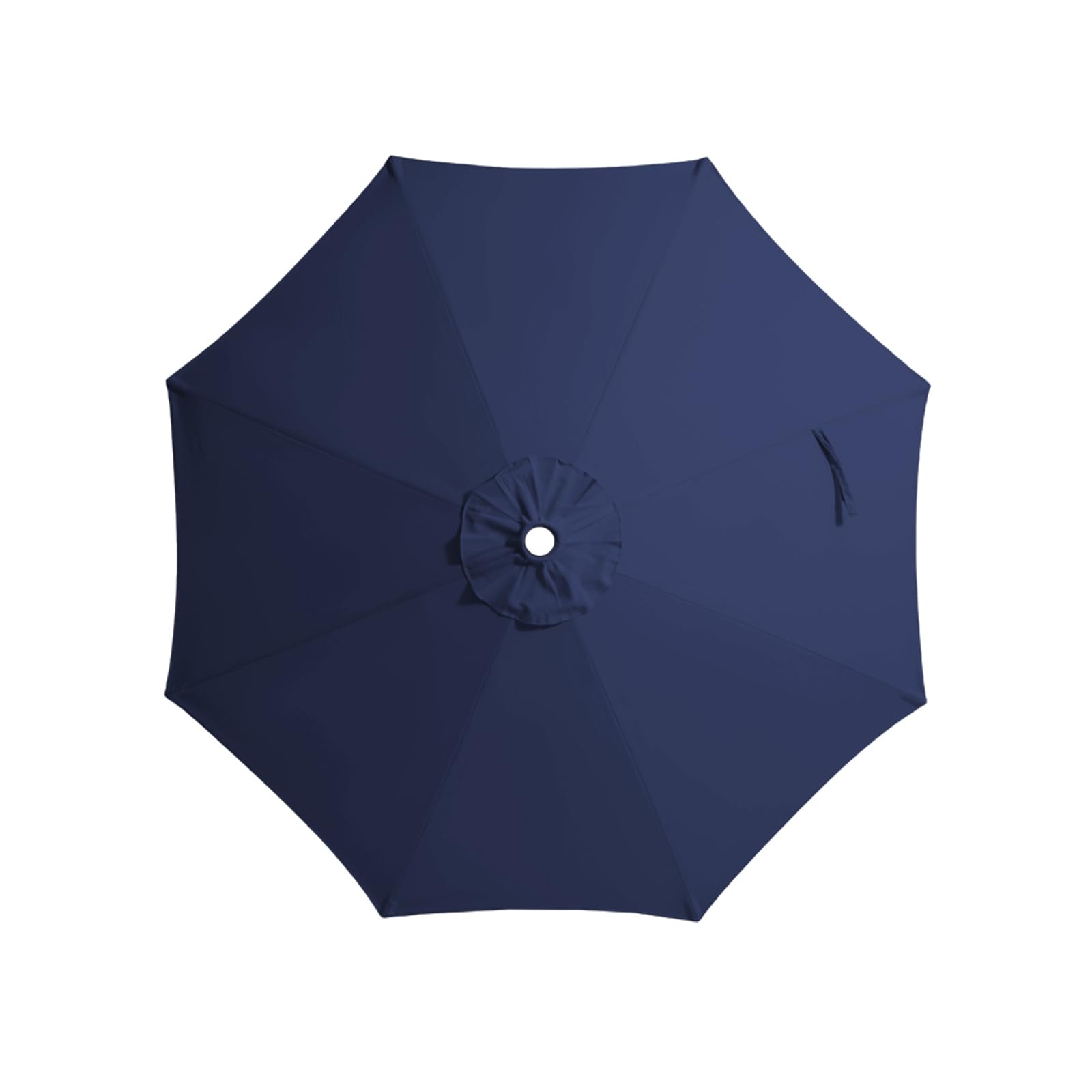 JEAREY 9 ft Patio Umbrella Replacement Canopy for 8 Ribs, Table Market Yard Umbrella Replacement Top Cover-Navy (Canopy Only)