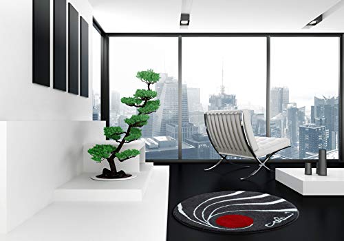 Grund Designer Bath Mat COLANI, Ultra Soft and Absorbent, Anti Slip, 5 Years Warranty, Colani 18, Bath Mat 60x100 cm, Anthracite