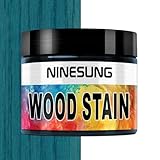 Ninesung Blue Wood Stain | Wood Dye Powder for Indoor and Outdoor | Furniture Dye | Fast Drying | Furniture Stain for Wooden Pigment Coloring Powder (Blue, 2 Ounces)