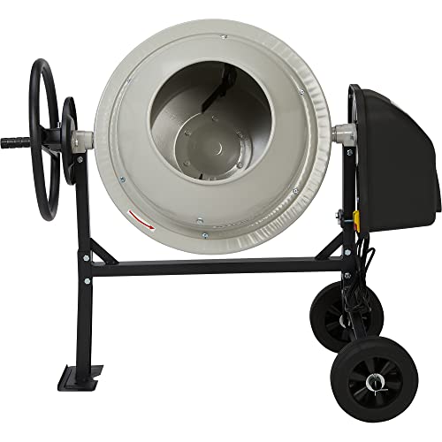 Klutch Portable Electric Cement Mixer - 1.75 Cu. Ft. Drum #TOP2