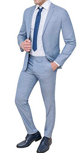 Mat Sartoriale - Traje - para Hombre Azul Celeste 42 Cover