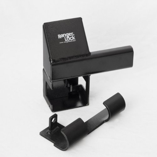 Padlock Guard, Hardened Steel, Blk, 9