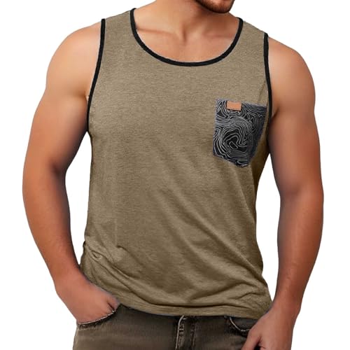 Débardeur maillots de corps sous-vêtements homme | T-shirt sans manche côtelé