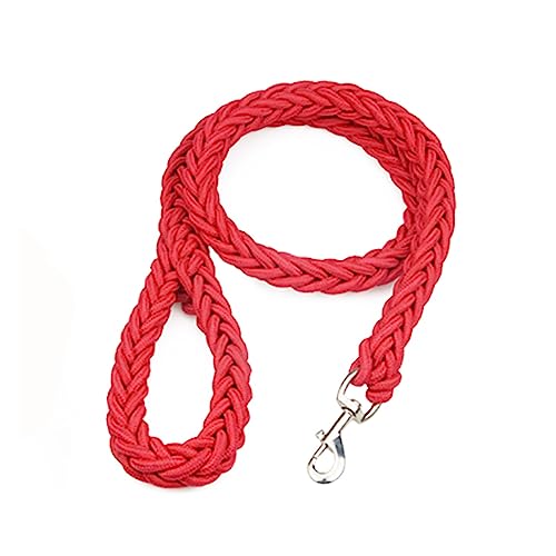 AISHANBAIHUODIAN-Nylon-Dog-Harness-Leash-Fit-for-Medium-Large-Dogs-Leads-Pet-Training-Running-Walking-Safety-Mountain-Climb-Dog-Leashes-Ropes-SupplyRed